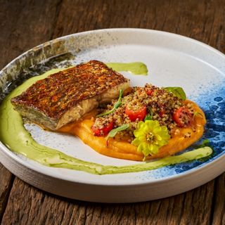 Char-Grilled Wild Seabass