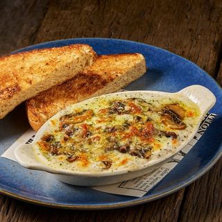 Truffle Mushroom Spinach Gratin